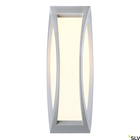 MERIDIAN 2, lampa ścienna i sufitowa outdoor, TC-(D,H,T,Q)SE, IP54, srebrnoszara, maks. 25W (230444) - SLV