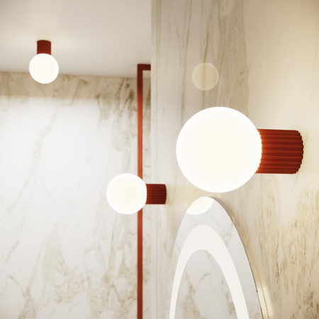 Kinkiet HALO ochra czerwona IP44 (SL.1727) - Sollux Lighting