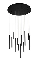 Lampa wisząca ILIOS 12 PENDANT 3-STEP DIMM Czarny (AZ5744) - Azzardo