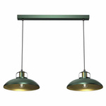 Lampa wisząca FELIX GREEN/GOLD 2 (MLP7710) - Milagro