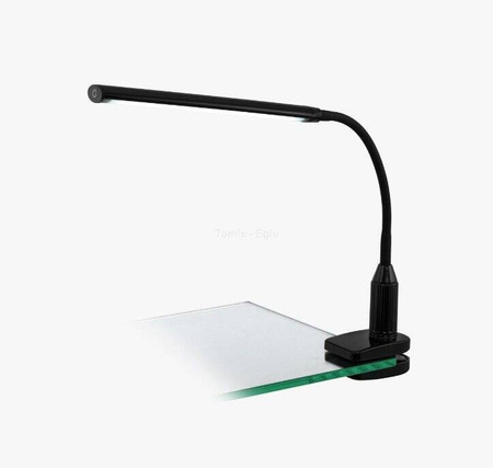 Lampa stołowa na klips LAROA czarna (96437 - EGLO)