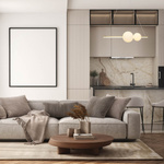 PENDANT LED LIGHT 11W 3000K ALUMINUM-OPAL GLASS (22108 Zambelis) - Zambelis