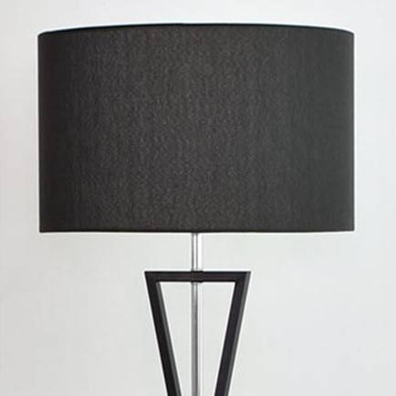 Lampa podłogowa Sand Glass czarna (Abigali-FSG-B-E27)