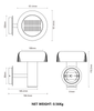 Kinkiet solarny BLUET  (WT33111) - Zuma Line