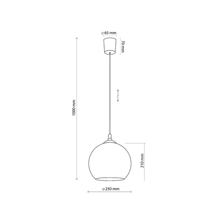 Lampa wisząca VENEZIA CHROM (5740) - TK Lighting
