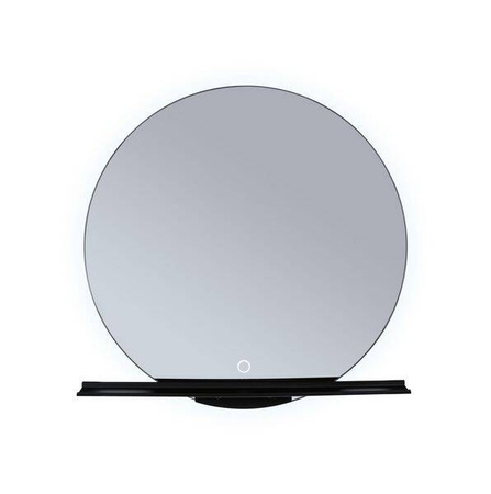 Lustro łazienkowe z półką MIRO LED DIM IP44 czarny Ø 50 (PL71091) - PAULMANN