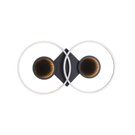 TUNEL LAMPA SUFITOWA CZARNY (15160-18) - Paul Neuhaus