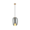 PENDANT LIGHT G9 SMOKE GLASS - GOLD MAT (22056 Zambelis) - Zambelis