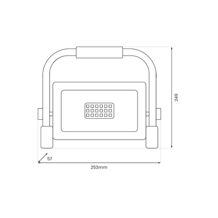 Naświetlacz Led Przenośny Work 50W 4000K IP65 (EKN0732) - Eko-Light