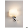 KENKUA SPOT, E27, lampa ścienna natynkowa LED indoor, chrom, 3000K (1002855) - SLV