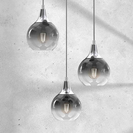 Lampa wisząca MONTE SILVER 3xE27 (MLP8323) - Milagro