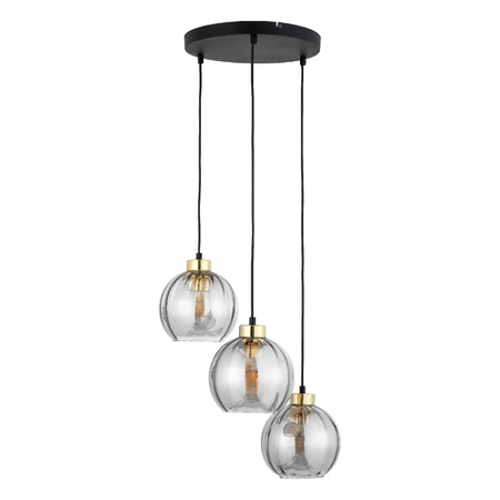 Lampa wisząca DEVI TRANSPARENT 3 PŁ KOŁO (4579) - TK Lighting