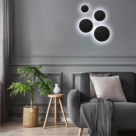 Kinkiet Disk 9W 3CCT IP65 Czarny (ML1285) - Milagro