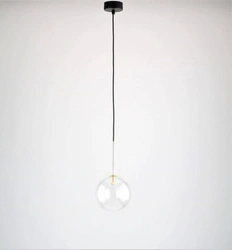 Lampa wisząca NILOS BLACK / GOLD 1 (5941) - TK Lighting