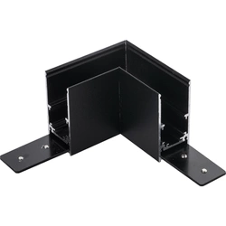 Łącznik L natynkowy szynoprzewodu magnetycznego Komatsu 48V - Czarny   (6517) - Shilo