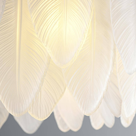 Lampa wisząca PIUMA LONG biała 100 cm (ST-6289-10C) - Step into Design