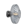 CEILINGWALL LIGHT E27 MAX 40W METAL-GLASS ANODISED DARK GREY (23011 Zambelis) - Zambelis