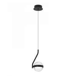 Szklana lampa wisząca ASTRID 1 PENDANT BK (AZ7196) Azzardo