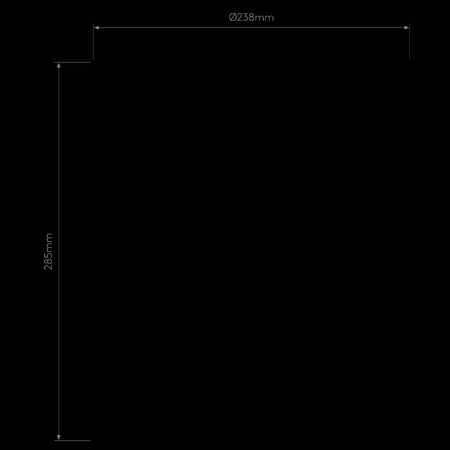Klosz Curve Glass 285 (5041004) - Astro Lighting
