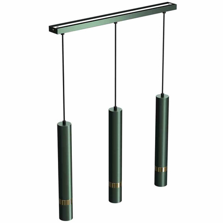 Lampa wisząca JOKER GREEN/GOLD 3xGU10 (MLP7721) - Milagro