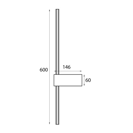 MAXLIGHT W0413 KINKIET SPIRIT 9W, CZARNY
