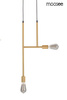 Lampa wisząca RIVA 2 złota (MSE010100395) - Moosee