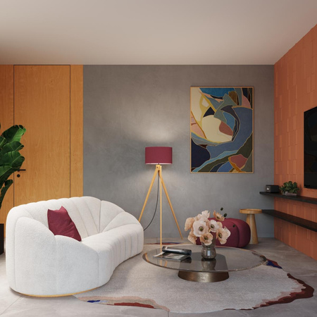 Lampa podłogowa na trójnogu  NATT burgund (SL.1907) - Sollux Lighting