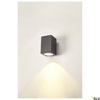 ENOLA SQUARE L, single, lampa ścienna natynkowa LED outdoor, kolor antracytowy CCT 3000/4000K (1003437) - SLV