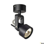 INDA, lampa ścienna i sufitowa, spot, QPAR51, kolor czarny matowy, maks. 50 W (147550) - SLV