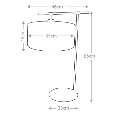 Lampa stołowa Balance (BALANCE-TL-WPN) - Elstead Lighting