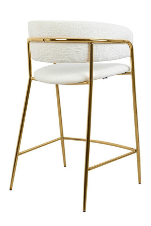 Krzesło barowe DELTA 65 białe (KH13011001220) - King Home