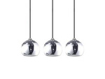 Lampa wisząca Gulia 3 - chrom (AZ0637) - Azzardo - żyrandol