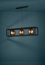 Lampa wisząca CORDOBA czarna (390091) - EGLO