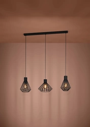 Lampa wisząca BASIDANO czarna (390125) - EGLO