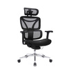 Ergonomiczny,regulowany fotel gamingowy Control Pro Czarny (LV0656) - LVN SYSTEM