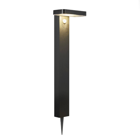 Lampa ogrodowa RICA Nordlux SolarLed  Stal nierdzewna Czarny