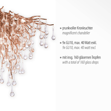 Lampa sufitowa ICICLE 50 cm (8091-11) - Paul Neuhaus