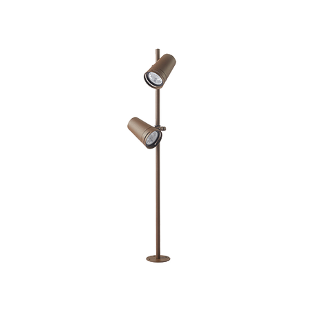OUTDOOR BOLLARD LIGHT LED 12W DARK BROWN (E299 Zambelis) - Zambelis