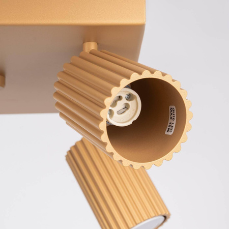 Plafon KARBON 4 złoty (SL.1564) - Sollux Lighting