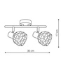 Lampa sufitowa Reus 2 (LP-8069/2WS WH) - Light Prestige