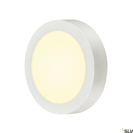 SENSER 18, lampa sufitowa natynkowa LED indoor, okrągła, kolor biały, 3000K (1003015) - SLV