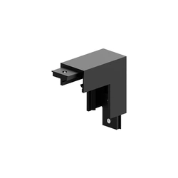 SURFACE CORNER CONNECTOR ULTRA SLIM VERTICAL BLACK (23132 Zambelis) - Zambelis