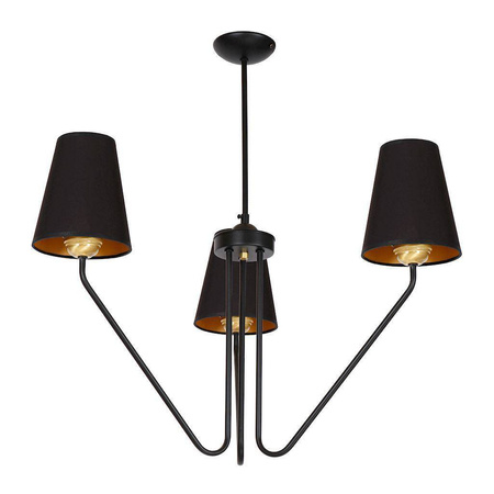 Żyrandol VICTORIA BLACK 3xE27 (MLP4912) - Eko-Light
