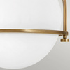 Lampa sufitowa Somerset - Stary mosiądz (QN-SOMERSET-F-O-HB) - Quintiesse