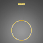 Lampa wisząca Ledowe Okręgi No.1 X 100cm 4k złota Dali (LA073/X_100_in_4k_gold_Dali) - ALTAVOLA DESIGN