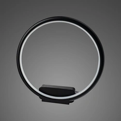 Kinkiet Ledowe Okręgi No.1 3k czarny (LA073/W_in_3k_black) - ALTAVOLA DESIGN