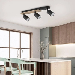 Lampa sufitowa COVER WOOD 3 PŁ (4675) - TK Lighting
