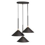 Lampa wisząca Merto 3 - Czarna (320 mm)   (5066) - Shilo