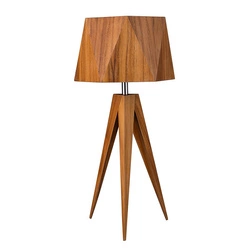 Lampa stołowa Angular (QN-ANGULAR-TL-TEAK) - Quintiesse