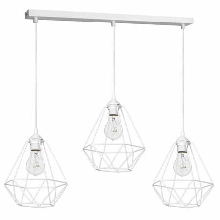 Lampa wisząca BASKET WHITE 3xE27 (MLP7213) - Milagro